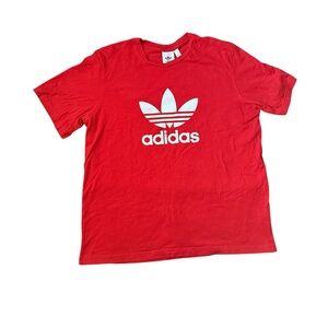 Adidas Bold Red Crewneck Tee